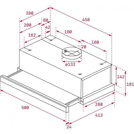 Вытяжка Teka Easy TL1-52 Stainless steel 40474400 - фото 2
