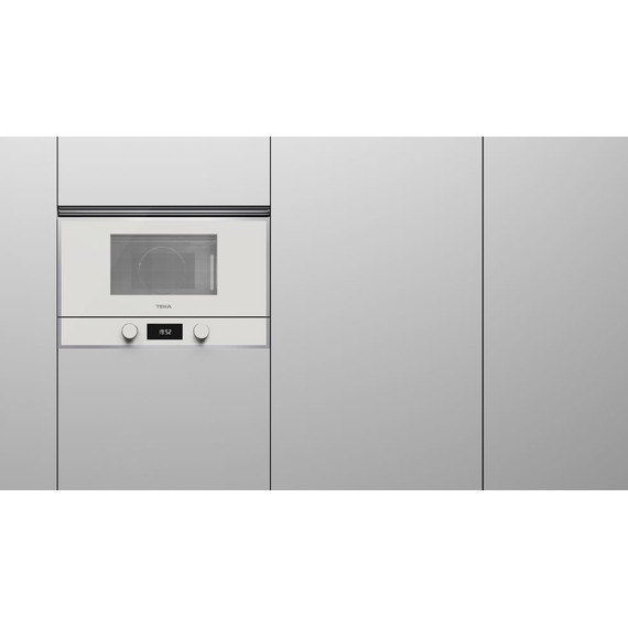 Встраиваемая микроволновая печь Teka Maestro ML 822 BIS L White 40584302 (белое стекло) - фото 10