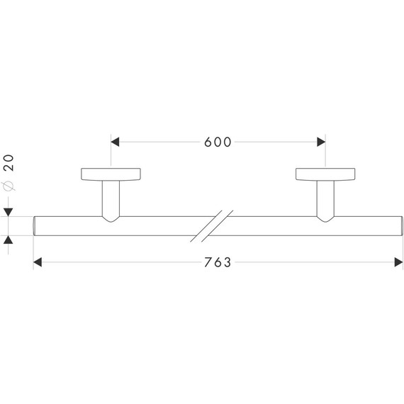 Полотенцедержатель Hansgrohe Logis 40516000 - фото 3