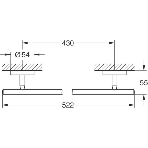 Полотенцедержатель Grohe BauCosmopolitan 40459001 - фото 2