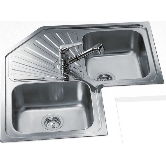 Кухонная мойка Teka Angular 2B 10118005, нержавеющая сталь - фото 2