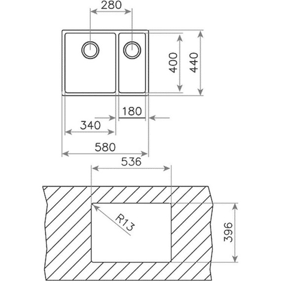 Кухонная мойка Teka Maestro Be Linea RS15 2B 580 115030008, нержавеющая сталь - фото 4