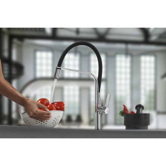 Смеситель для кухни Teka FO 997 62997020FN чёрный - фото 3