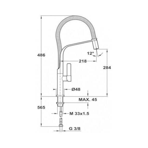 Смеситель для кухни Teka FO 997 62997020FW белый - фото 4