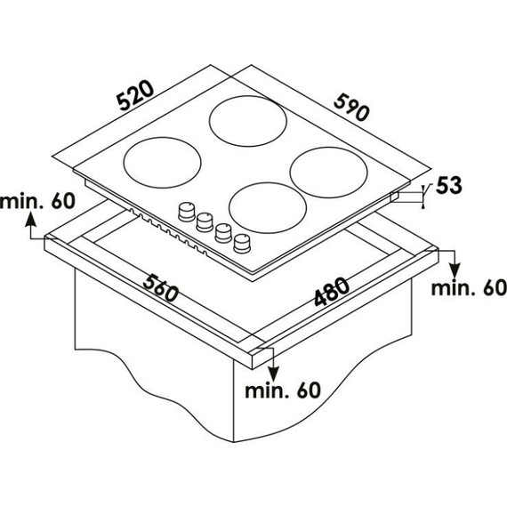 Индукционная варочная панель Schaub Lorenz SLK IY6SC3 - фото 2
