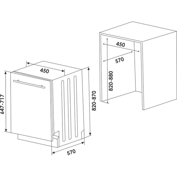 Встраиваемая посудомоечная машина Schaub Lorenz SLG VI4410 - фото 2