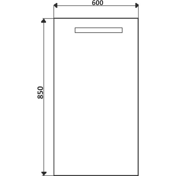 Зеркало Акватон Йорк 60 см со светильником 1A173702YO010 - фото 3