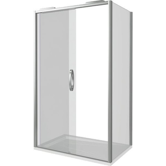 Душевое ограждение Bas Antares WTW+SP C-CH 120х90 см (стекло 8 мм) хром/прозрачное - фото 3