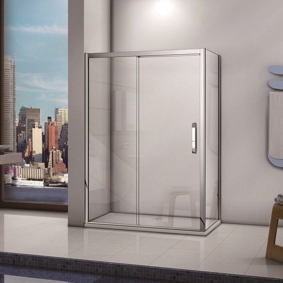 Душевое ограждение Bas Antares WTW+SP C-CH 120х90 см (стекло 8 мм) хром/прозрачное - фото 4