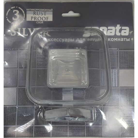 Стеклянная мыльница Sanata S17CCZ09 - фото 3