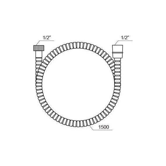 Душевой шланг Ravak X07P006 - фото 4