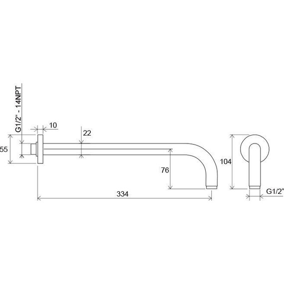 Кронштейн стеновой для верхнего душа Ravak X07P112 - фото 7