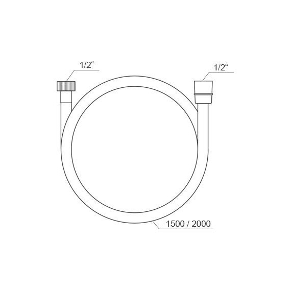 Душевой шланг Ravak 913.00 150 см X07P176, SatinFlex - фото, картинка 4 Душевой шланг Ravak 913.00 150 см X07P176, SatinFlex - фото 4