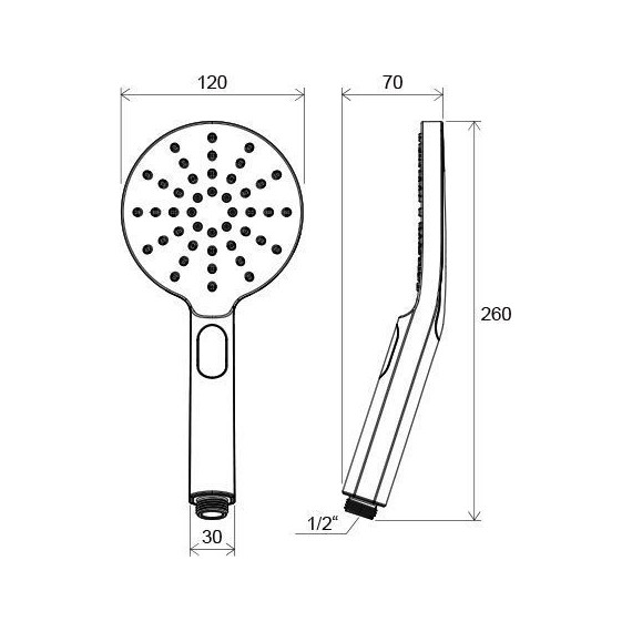 Ручной душ Ravak X07P233 - фото, картинка 4 Ручной душ Ravak X07P233 - фото 4