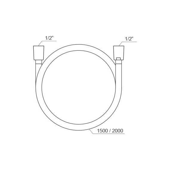 Душевой шланг Ravak 914.02 200 см X07P339, SilverShine - фото 2