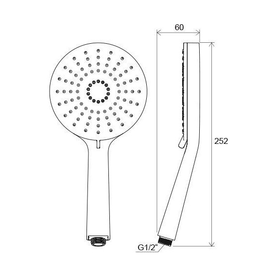 Ручной душ Ravak Flat XXL X07P344 - фото 3