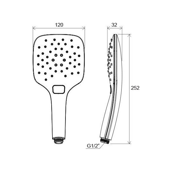 Ручной душ Ravak Air X07P351, белый - фото 2