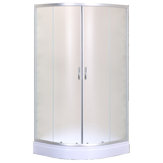 Душевое ограждение Loranto CS-8015S 90х90 см, сатин/матовое - фото 