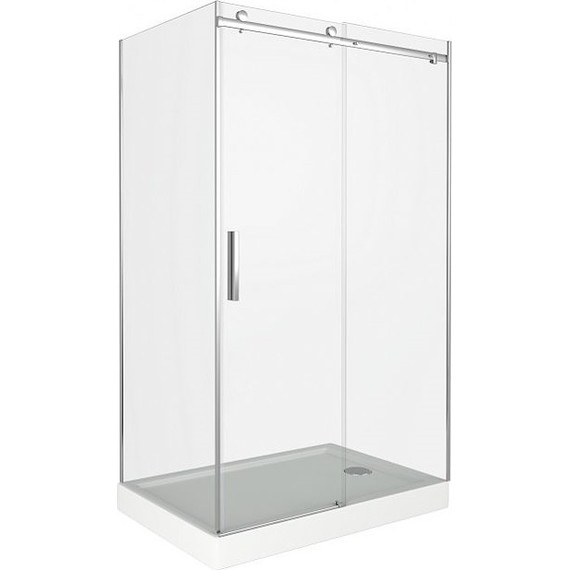 Душевое ограждение Bas Altair WTW+SP C-CH 110х90 см (стекло 8 мм) хром/прозрачное - фото 