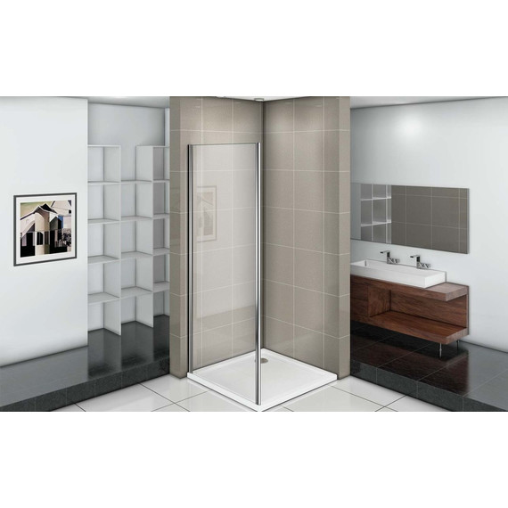 Боковая стенка Bas Infinity SP-70-C-CH 70 см хром/прозрачное - фото 5