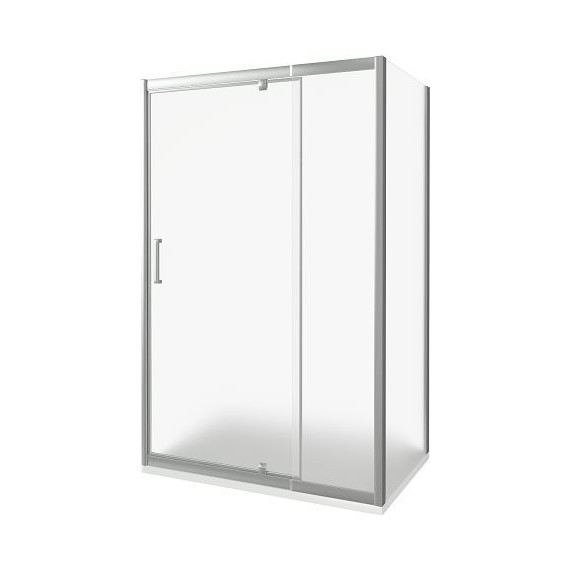 Душевое ограждение Bas Orion WTW-PD+SP G-CH 110х90 см хром/матовое - фото 