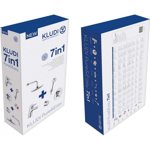Набор смесителей 7 в 1 для ванны Kludi Pure&Easy 376300565 - фото 2