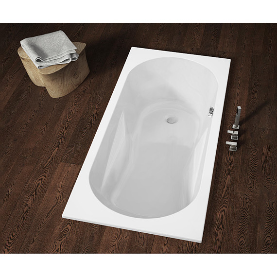 Ванна акриловая Riho Lazy right 180x80 см B082001005, Размер - мм: 1800х800 - фото 5