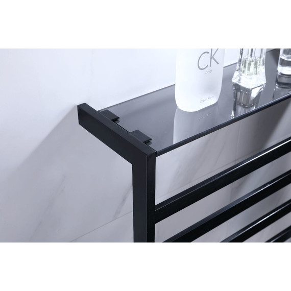 Полотенцесушитель электрический Black & White Universe N-333 B П4 550x350 мм - фото 5