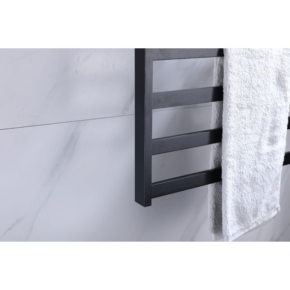 Полотенцесушитель электрический Black & White Universe N-333 B П4 550x350 мм - фото 6