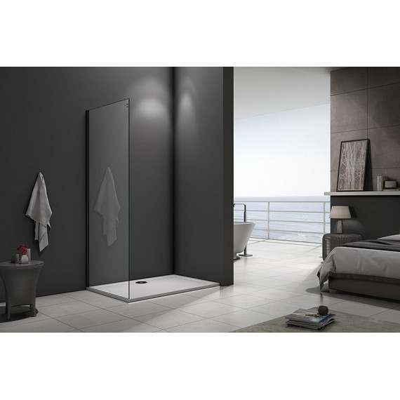 Боковая стенка Bas Galaxy SP-90-C-B 90 см чёрный/прозрачное - фото 2