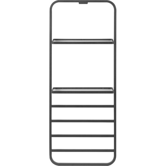 Полотенцесушитель электрический Black & White Universe N-337 B П8 400x1010 мм - фото 2