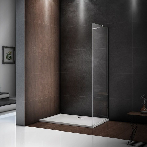 Боковая стенка Bas Saturn SP-80-C-CH 80 см хром/прозрачное - фото 6