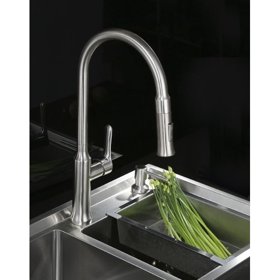 Смеситель для кухни BelBagno BB-LAM38-IN, сатин - фото 4