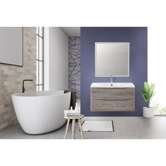 Тумба подвесная с раковиной BelBagno ACQUA-1000-2C-SO-PS 100 см, Pino Scania, Цвет фасада: Pino Scania - фото, картинка 3 Тумба подвесная с раковиной BelBagno ACQUA-1000-2C-SO-PS 100 см, Pino Scania, Цвет фасада: Pino Scania - фото 3