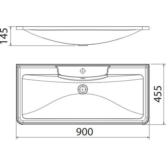 Тумба подвесная с раковиной BelBagno ALBANO-900-2C-SO-BL 90 см, Bianco Lucido, Цвет фасада: Bianco Lucido - фото 5