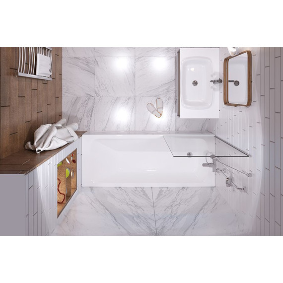 Ванна акриловая 1ACReal Gamma 150х69 см BBA-GA157X0-00U с ножками, Размер - мм: 1500х700 - фото, картинка 11 Ванна акриловая 1ACReal Gamma 150х69 см BBA-GA157X0-00U с ножками, Размер - мм: 1500х700 - фото 11