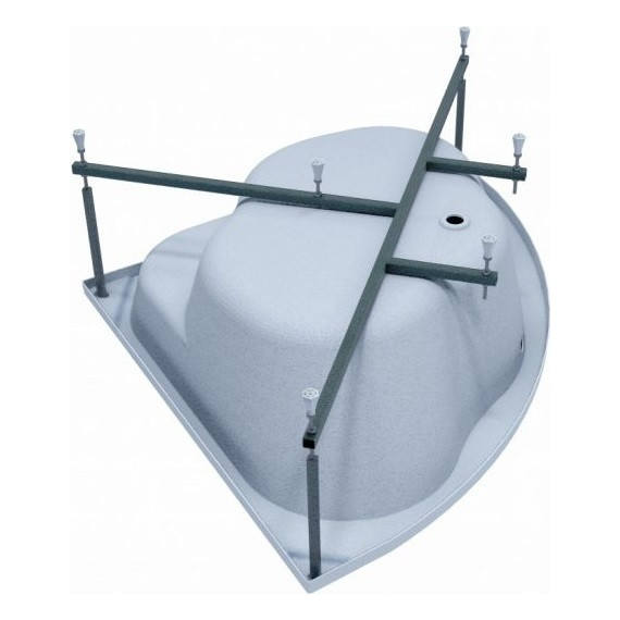 Ванна акриловая 1ACReal Moscow 150х150 см BBA-MW1515X0-00U с каркасом - фото 5