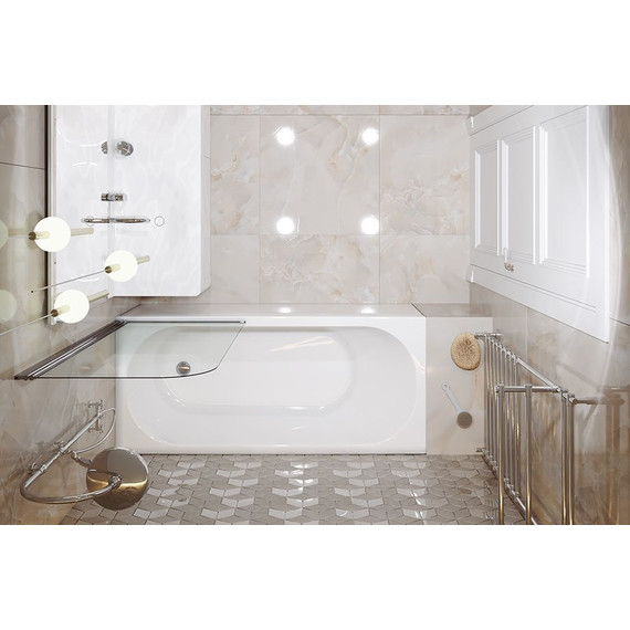 Ванна акриловая 1ACReal Tokyo 170х75 см BBA-TY1775X0-00U с каркасом - фото 9