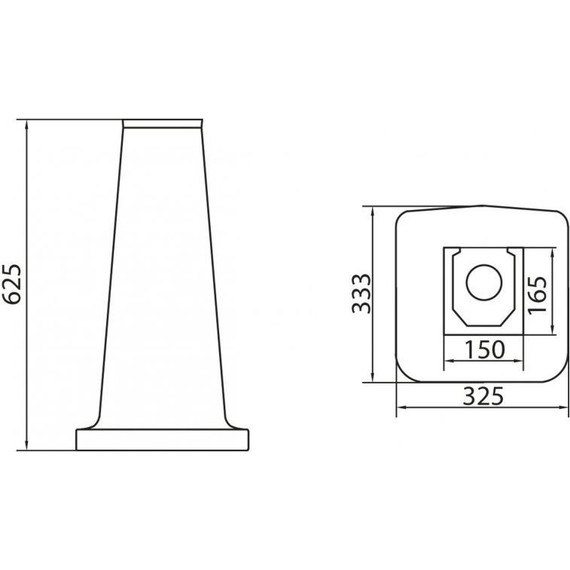 Раковина с пьедесталом BelBagno Boheme 69 см BB115L - фото, картинка 5 Раковина с пьедесталом BelBagno Boheme 69 см BB115L - фото 5