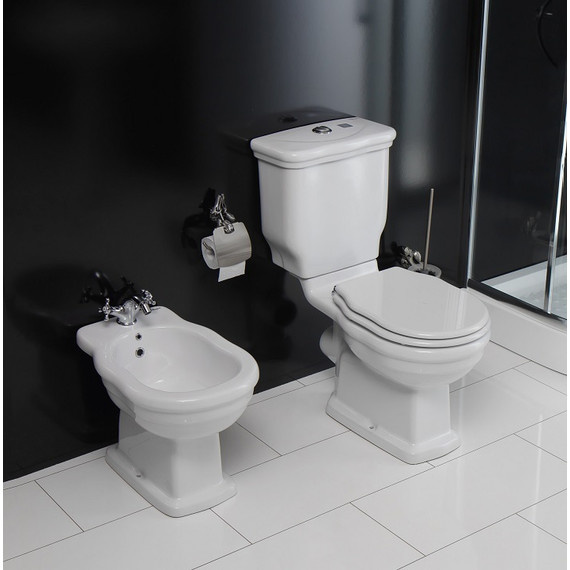 Унитаз-компакт слив горизонтальный BelBagno Boheme BB115CPR - фото 4