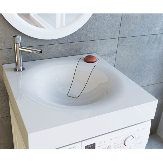 Раковина над стиральной машиной Andrea Angy 60х60 см 4680028070566 - фото 5