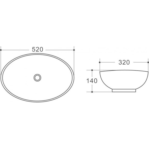 Раковина-чаша BelBagno 52 см BB1147 - фото, картинка 3 Раковина-чаша BelBagno 52 см BB1147 - фото 3