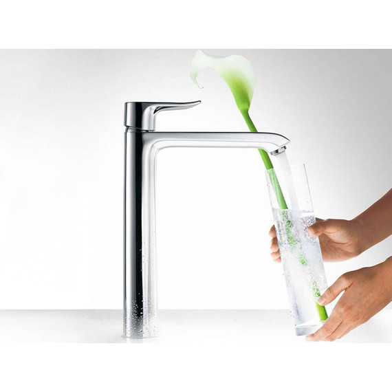 Смеситель для раковины высокий Hansgrohe Metris 200 31183000 - фото, картинка 8 Смеситель для раковины высокий Hansgrohe Metris 200 31183000 - фото 8