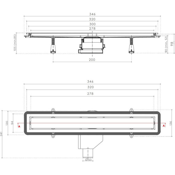 Трап Pestan (BETTOSERB) Confluo Premium White Glass Line 30 см 13000280, нержавеющая сталь/стекло, хром/белый (под плитку), Цвет производителя: хром, белый, Размер трапа: 300 - фото, картинка 8 Трап Pestan (BETTOSERB) Confluo Premium White Glass Line 30 см 13000280, нержавеющая сталь/стекло, хром/белый (под плитку), Цвет производителя: хром, белый, Размер трапа: 300 - фото 8