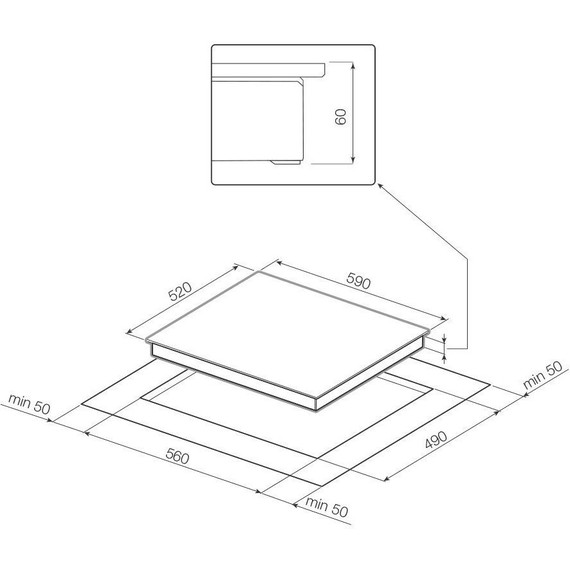 Индукционная варочная поверхность Graude Facette IK 60.1 F - фото 2