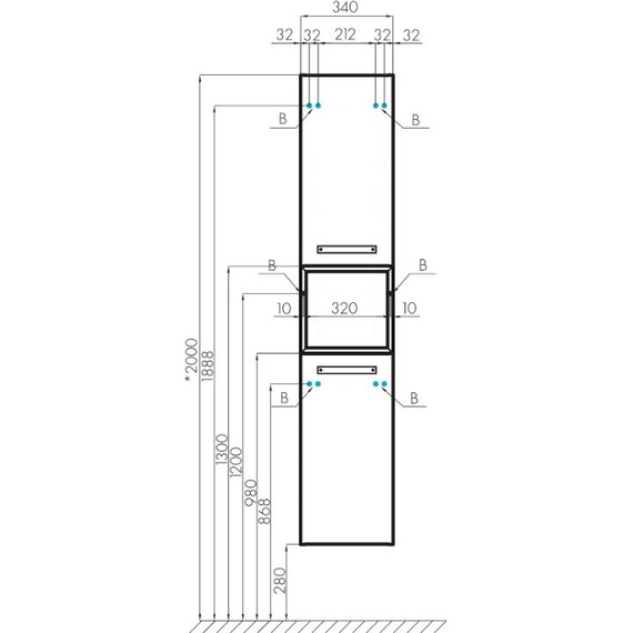 Шкаф подвесной Акватон Лофт Фабрик 34 см 1A242803LTDY0, дуб кантри - фото, картинка 9 Шкаф подвесной Акватон Лофт Фабрик 34 см 1A242803LTDY0, дуб кантри - фото 9
