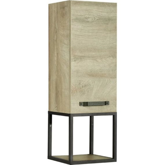 Полка подвесная Акватон Лофт Фабрик 34 см 1A242703LTDU0, дуб эндгрейн - фото 2