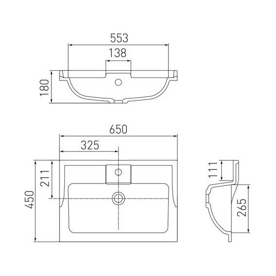 Тумба подвесная с раковиной Акватон Лофт Фабрик 65 см 1A2423K1LTDU0, дуб эндгрейн - фото 11