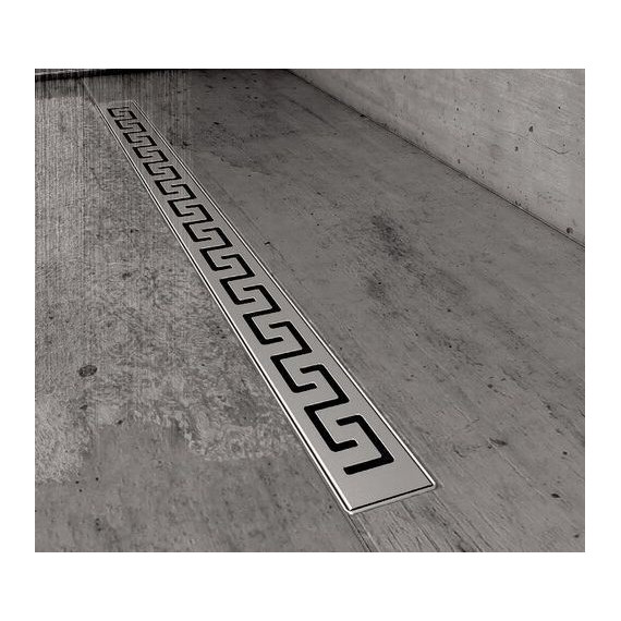 Трап Berges Wasserhaus B1 Antik 50 см 091123, нержавеющая сталь, Цвет производителя: хром глянцевый, Размер трапа: 500 - фото 2