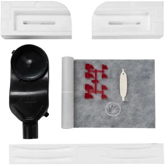 Трап Berges Wasserhaus B1 Antik 50 см 091123, нержавеющая сталь, Цвет производителя: хром глянцевый, Размер трапа: 500 - фото 6